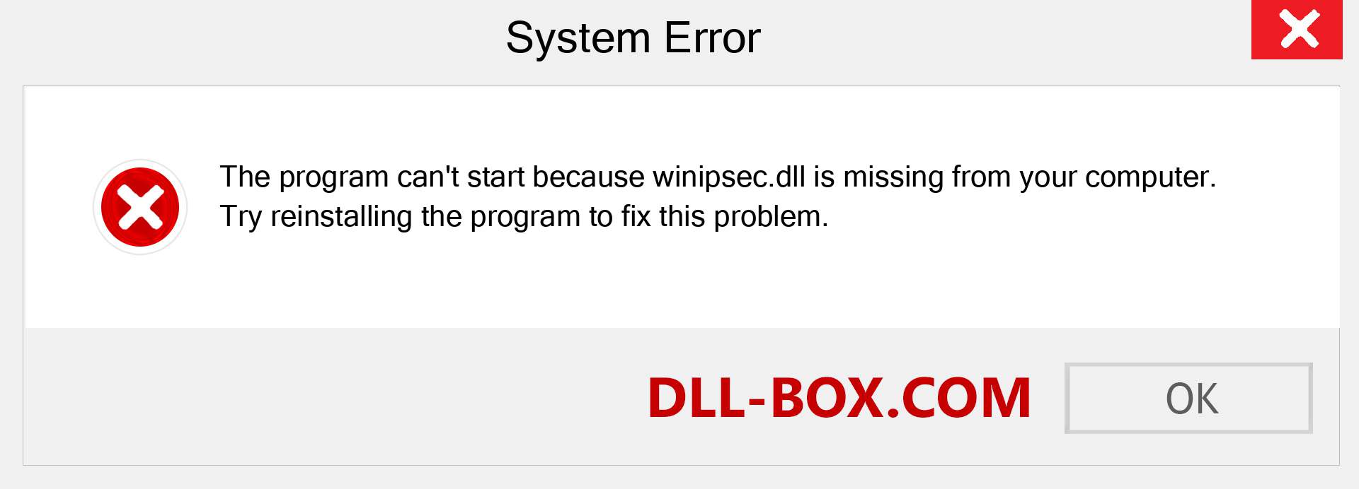  winipsec.dll file is missing?. Download for Windows 7, 8, 10 - Fix  winipsec dll Missing Error on Windows, photos, images